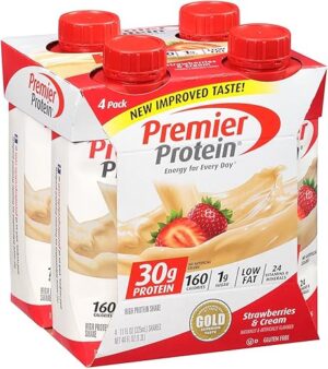 Premier Protein 30g Protein Shake, Strawberry, 4 Count