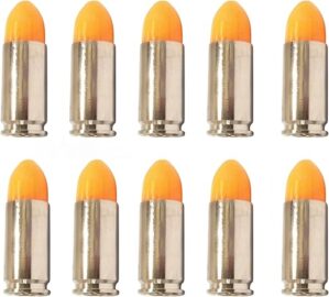 S.T. ACTION PRO INC. 9mm Orange Safety Trainer Dummy Rounds