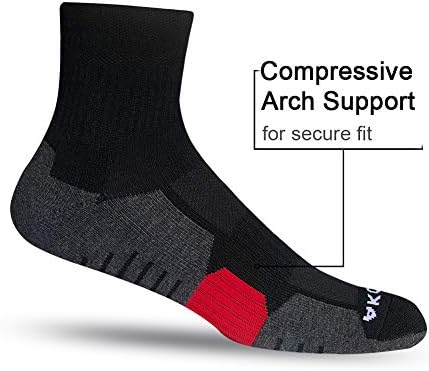 AKOENY Men's Athletic Ankle Socks (6 Pairs) - Image 3