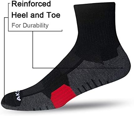 AKOENY Men's Athletic Ankle Socks (6 Pairs) - Image 4