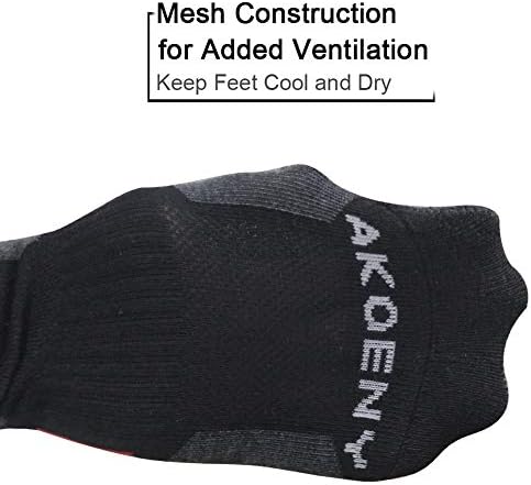 AKOENY Men's Athletic Ankle Socks (6 Pairs) - Image 5