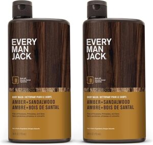 Every Man Jack Amber+Sandalwood Men’s Hydrating Body Wash
