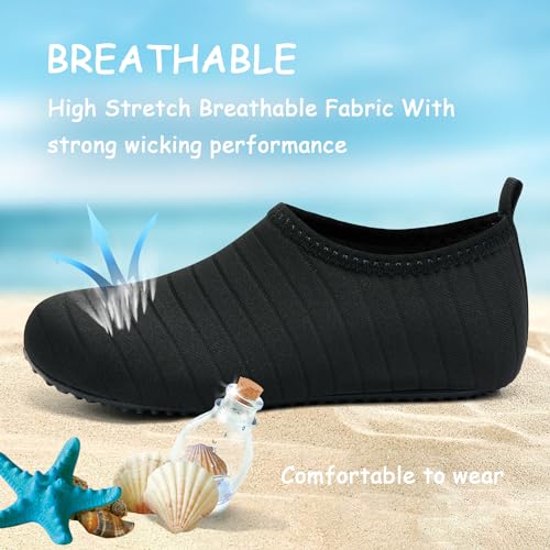 ANLUKE Kids Water Shoes Barefoot Aqua Socks - Image 2