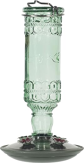 Perky-Pet Antique Glass Hummingbird Feeder 8108-1SR