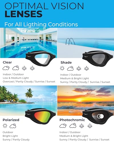 AqtivAqua DX Wide View Swim Goggles, Anti Fog - Image 4