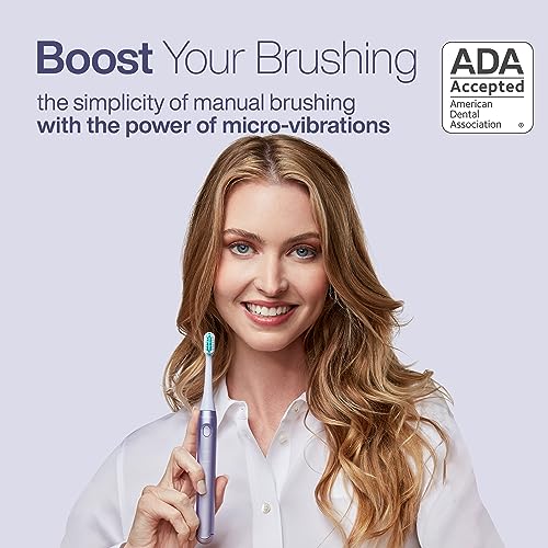 Aquasonic ADA-Accepted Rechargeable Toothbrush, Lilac - Image 2