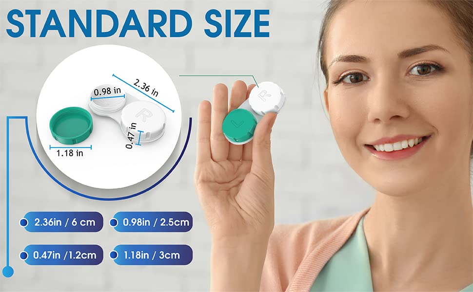 Axim USA Contact Lens Cases 12 Pack (Green) - Image 4