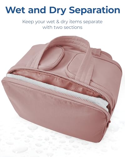 BAGSMART Travel Toiletry Bag, Large Wide-open Organizer - Image 5