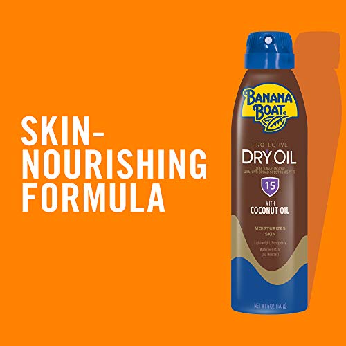Banana Boat Protective Tanning Dry Oil Spray SPF 15 - Image 2