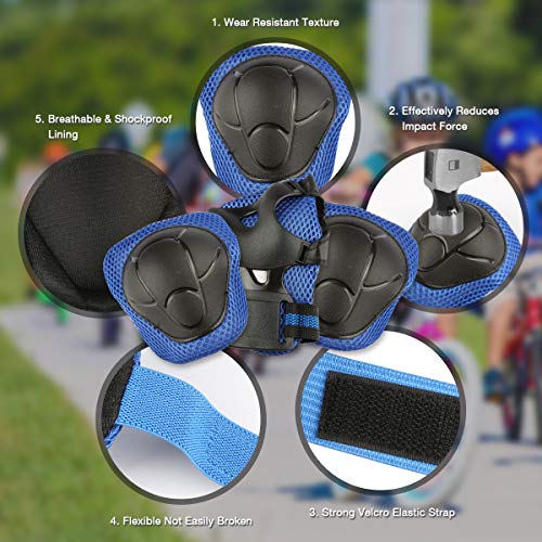 Besmall Kids Helmet Protective Gear Set Ages 3-7 - Image 5