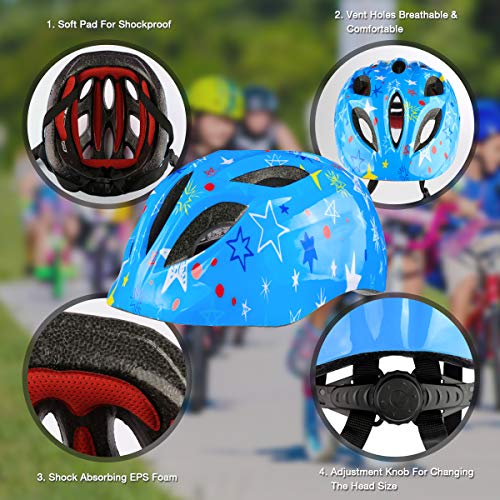 Besmall Kids Helmet Protective Gear Set Ages 3-7 - Image 2