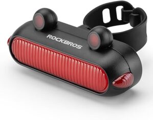 ROCKBROS Bike Taillight - USB Rechargeable, IPX6 Waterproof