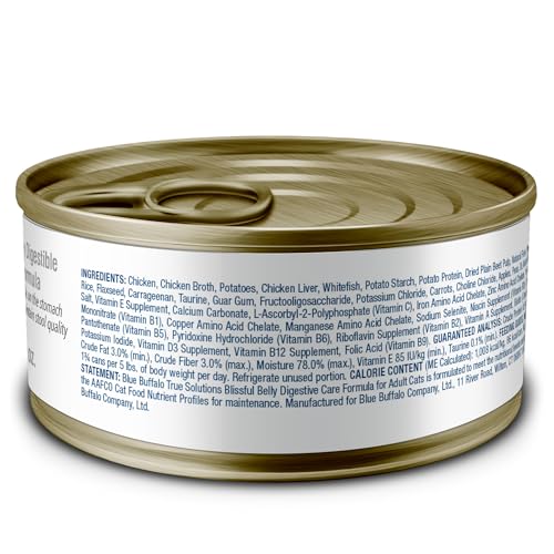 Blue Buffalo Blissful Belly Digestive Care Chicken Wet Cat Food - Image 2