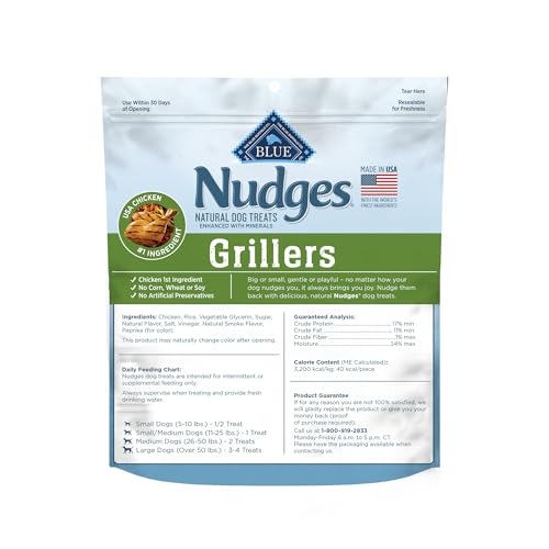 Blue Buffalo Grillers Natural Dog Treats, Real Chicken - Image 2