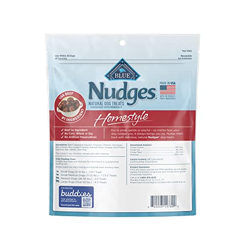 Blue Buffalo Homestyle Natural Dog Treats, Beef & Rice - Image 2