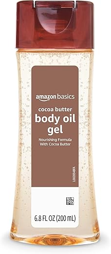Amazon Basics Body Oil Gel With Cocoa Butter