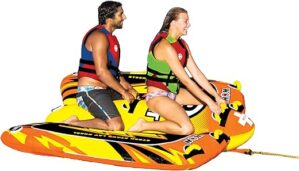 WOW Sports Bolt Inflatable Towable Tube – 1-4 Riders