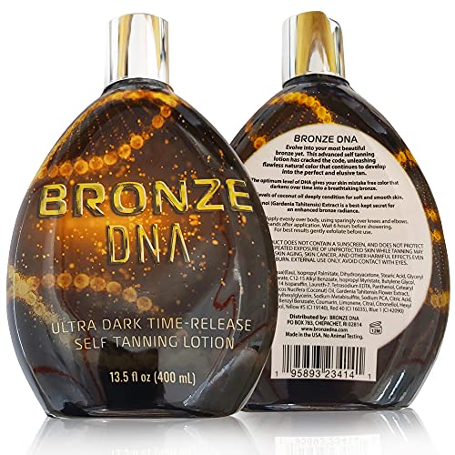 BRONZE DNA Sunless Self Tanner Lotion - Gradual Tan - Image 3