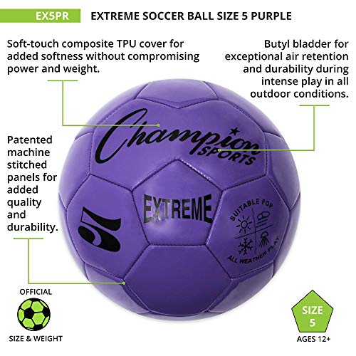 Champion Sports Extreme Series Soccer Ball - Image 4