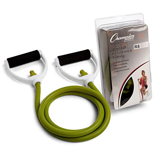Champion Sports Resistance Tube Bands for Strength Training - Image 3