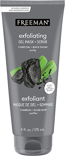 Freeman Charcoal & Black Sugar Facial Scrub