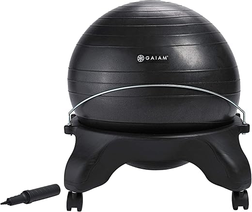 Gaiam Classic Backless Balance Ball Chair