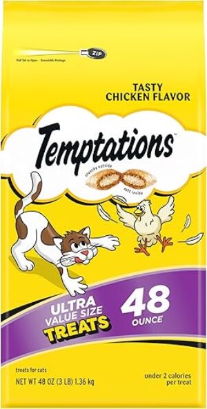 Temptations Classic Crunchy & Soft Cat Treats, Chicken