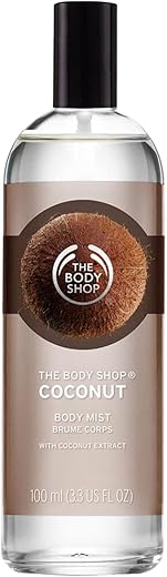 The Body Shop Coconut Body Mist - Tropical Scent, 3.3 oz