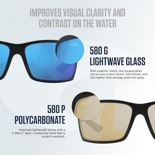 Costa Del Mar Men's Caballito Polarized Sunglasses - Image 5