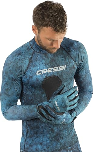 Cressi Camouflage Spearfishing Elastic Neoprene Gloves - Image 3