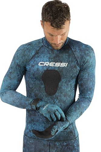 Cressi Camouflage Spearfishing Elastic Neoprene Gloves - Image 2