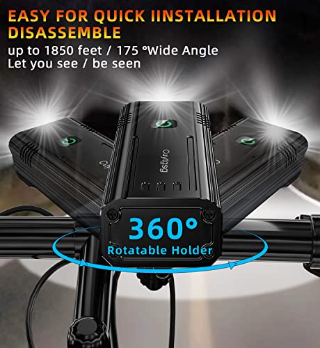 Cuytgsg 2024 6 LED 9500 Lumen Bike Lights - Image 5