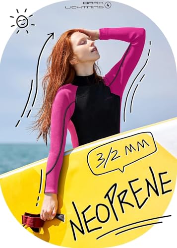 Dark Lightning Wetsuits For Men And Women, 3/2mm - Image 2