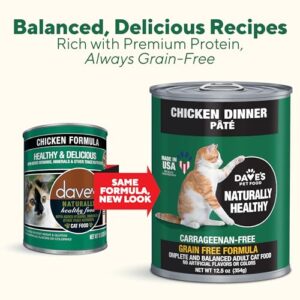 Dave’s Pet Food Grain Free Wet Cat Food, Chicken