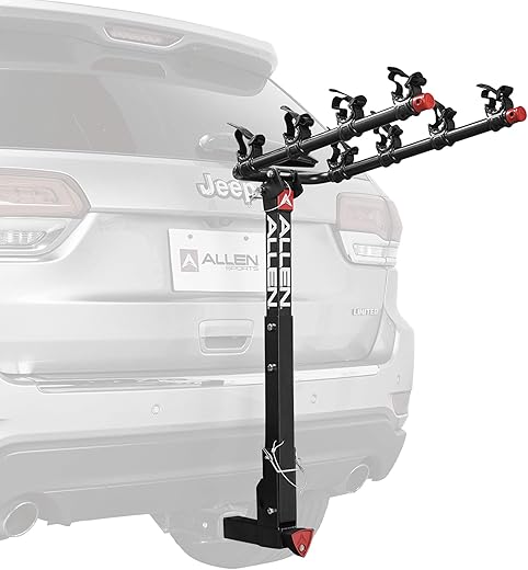 Allen Deluxe Locking 4-Bike Carrier, Model 542QR