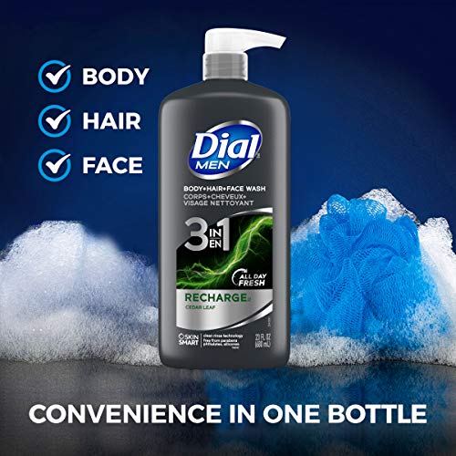 Dial Men's 3in1 Body, Hair & Face Wash, 69 fl oz - Image 3