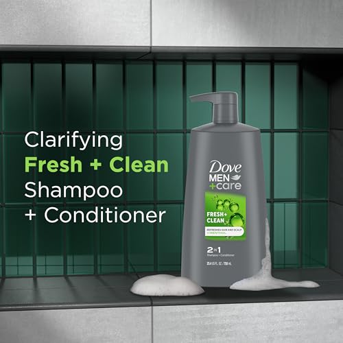 DOVE MEN + CARE 2-in-1 Shampoo And Conditioner Fresh 4 Count - Image 5