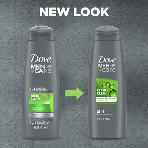 Dove Men+Care 2 In 1 Shampoo & Conditioner 12 oz - Image 3
