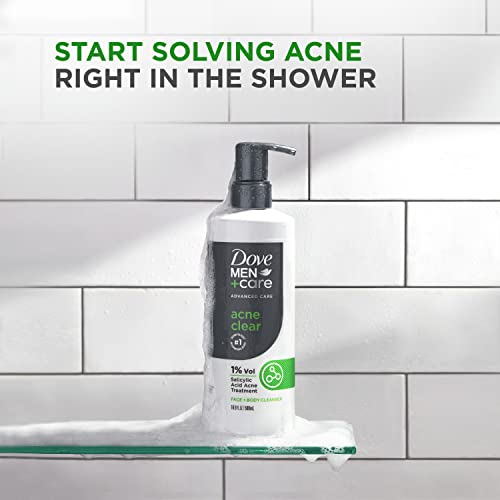 DOVE MEN + CARE Advanced Care Acne Clear Cleanser 3 Count - Image 3