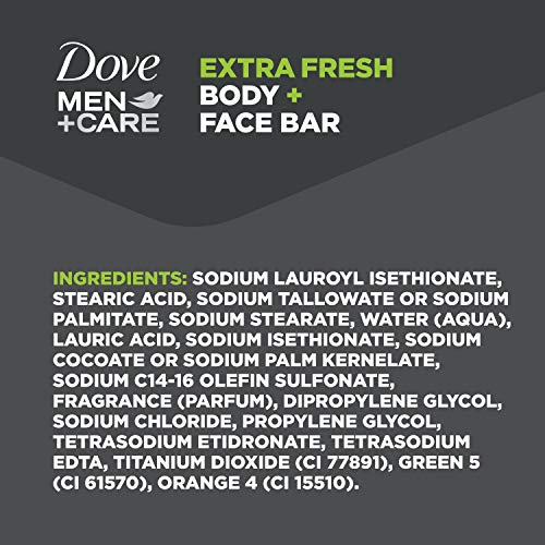 DOVE MEN + CARE Men + Care Body And Face Bar, Extra Fresh, 48 Pieces - Image 3