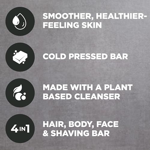 DOVE MEN + CARE Men's Charcoal + Clove Oil Soap Bar 4 Count - Image 2