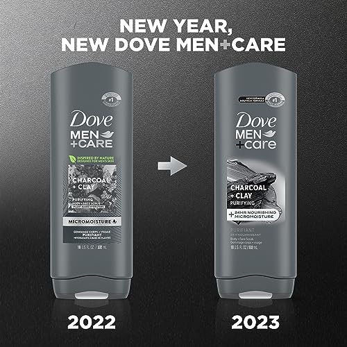 DOVE MEN + CARE Men's Elements Body Wash Charcoal + Clay - Image 3