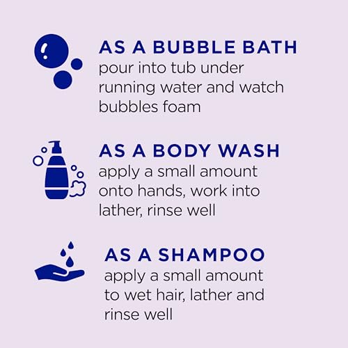 Dr Teal's Kids Sleep 3-in-1 Bath: Bubble Bath, Body Wash & Shampoo, 20 fl oz (Pack of 3) - Image 4