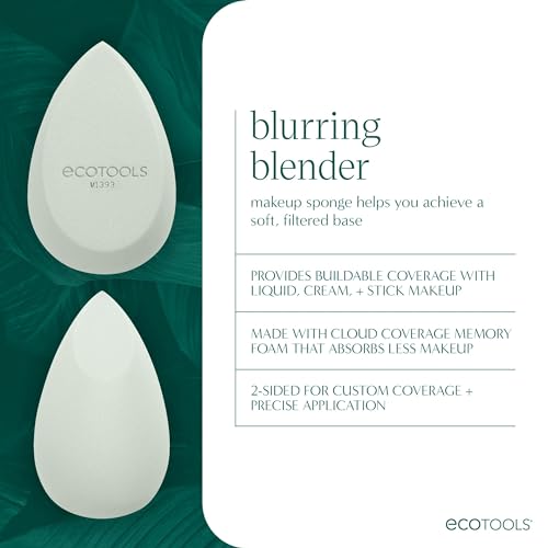 EcoTools Blend + Blur Makeup Brush & Sponge Duo - Image 4