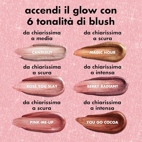 e.l.f. Halo Glow Blush Wand, Rosé You Slay - Image 3