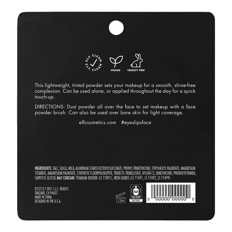 e.l.f. Prime & Stay Finishing Powder, Fair/Light - Image 5