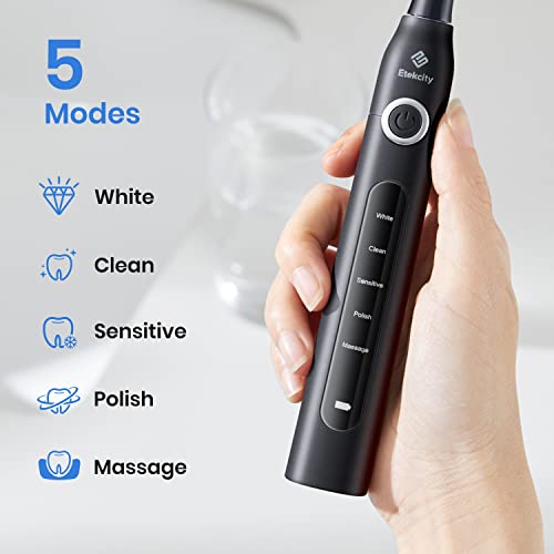 Etekcity Electric Toothbrush With 8 Brush Heads - Image 4