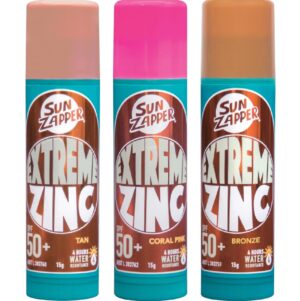 Sun Zapper Extreme Zinc Stick Beauty Pack – Tan