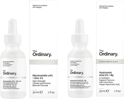 THE ORDINARY Facial Treatment: Hyaluronic Acid & Niacinamide Bundle