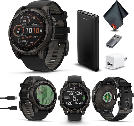 Garmin Fenix 8 Solar Sapphire GPS Smartwatch